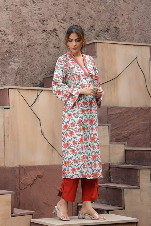 Women Floral Printed Kurta
